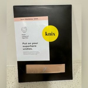 Two pairs Knix Super Absorbency High-rise Tan Beige XL